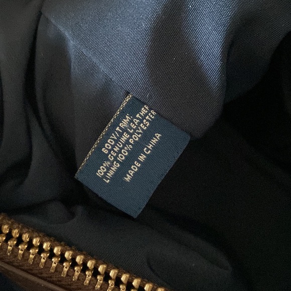 Cole Haan Brown Leather Braided Handle Bag - Picture 9 of 9